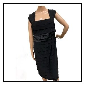 Jones New York Women's Black Low Back Dress